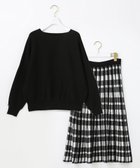 【エニィ スィス/any SiS】の【2SET】ニットスカート セットアップ ブラック系チェック|ID: prp329100004612039 ipo3291000000033007420