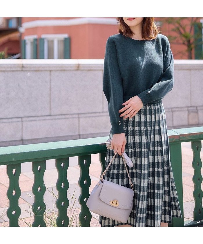 【エニィ スィス/any SiS】の【2SET】ニットスカート セットアップ インテリア・キッズ・メンズ・レディースファッション・服の通販 founy(ファニー) https://founy.com/ ファッション Fashion レディースファッション Fashion for Women セットアップ Matching Sets スカート・ミニ/ミディ/マキシ Skirts / Mini, Midi & Maxi Skirts クラシカル Classical, Vintage-Inspired シンプル Simple, Minimal セットアップ Set-Up, Coordinated Outfit チェック Check, Plaid, Tartan フェミニン Feminine, Girly エレガント 上品 Elegant 無地 Plain, Solid Color A/W・秋冬 Autumn/Winter |ID: prp329100004612039 ipo3291000000034424319