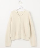 【エニィ スィス/any SiS】の【洗える】シャギーニット パーカー アイボリー|ID: prp329100004612052 ipo3291000000033677864