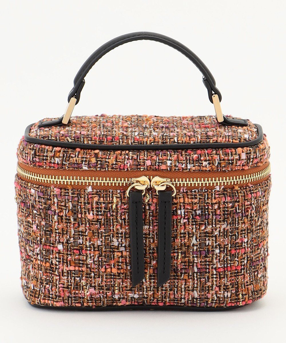 【自由区/JIYU-KU】のラメノットファンシーツイードヴァニティ バッグ 人気、トレンドファッション・服の通販 founy(ファニー) 　ファッション　Fashion　レディースファッション　Fashion for Women　バッグ　Bags　オレンジ　Orange　コンパクト　Compact, Small Size　ショルダー　Shoulder, Shoulder Strap　財布　Wallet, Purse　ツイード　Twill, Twill Weave　バランス　Balance, Style Balance　フォルム　Silhouette, Form　フラワー　Flower, Floral　ミックス　Mix, Mixed Style　ワンポイント　One Point, Statement Accent　 other-1|ID: prp329100004612275 ipo3291000000033660218