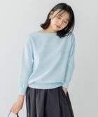 【23区/NIJYUSANKU】の【洗える】ラスターコットンポリエステル ニット 人気、トレンドファッション・服の通販 founy(ファニー) ファッション Fashion レディースファッション Fashion for Women トップス・カットソー Cut & Sew Tops ニット Knit Tops & Sweaters オレンジ Orange 春 Spring 洗える Machine Washable 軽量 Lightweight, Ultra Light シャドー Shadow, Subtle Pattern ストレッチ Stretch, Stretchy Fabric セーター Sweater, Knitwear バランス Balance, Style Balance ベーシック Basic, Essential ボーダー Border, Stripe S/S・春夏 SS, Spring/Summer, Warm Season 夏 Summer 2023春夏・S/S Spring/Summer 2023 SS23 2023年 2023 thumbnail スカイブルー系|ID: prp329100004612298 ipo3291000000033010957