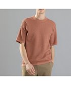 【ジョゼフ オム/JOSEPH HOMME / MEN】のドライコットンリンクス 半袖ニット ライトオレンジ系|ID: prp329100004613395 ipo3291000000034536081