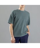 【ジョゼフ オム/JOSEPH HOMME / MEN】のドライコットンリンクス 半袖ニット ピーコックグリーン系|ID: prp329100004613395 ipo3291000000034536082