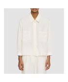 【ジョゼフ/JOSEPH】のソフトコットンシルク シャツブルゾン Ivory|ID: prp329100004613420 ipo3291000000033686264