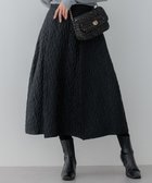 【23区/NIJYUSANKU】の【洗える】エクラジャカード コクーン スカート ネイビー系|ID: prp329100004613422 ipo3291000000035607832