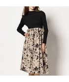 【トッカ/TOCCA】の【洗える】CHANDELIER KNIT DRESS ニットドレス ブラック×ベージュ系|ID: prp329100004613423 ipo3291000000033317355