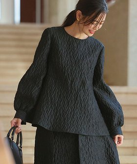 【23区/NIJYUSANKU】 【洗える】エクラジャカード ペプラム ブラウス人気、トレンドファッション・服の通販 founy(ファニー) ファッション Fashion レディースファッション Fashion for Women トップス・カットソー Cut & Sew Tops シャツ・ブラウス・オフィスカジュアル Elegant Blouses & Button-Ups エレガント 上品 Elegant 春 Spring 洗える Machine Washable コクーン Cocoon, Cocoon Silhouette 軽量 Lightweight, Ultra Light バランス Balance, Style Balance フォルム Silhouette, Form ブライト Bright, Shiny ペプラム Peplum, Flared Hem S/S・春夏 SS, Spring/Summer, Warm Season 夏 Summer |ID:prp329100004613492