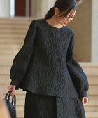【23区/NIJYUSANKU】の【洗える】エクラジャカード ペプラム ブラウス 人気、トレンドファッション・服の通販 founy(ファニー) ファッション Fashion レディースファッション Fashion for Women トップス・カットソー Cut & Sew Tops シャツ・ブラウス・オフィスカジュアル Elegant Blouses & Button-Ups エレガント 上品 Elegant 春 Spring 洗える Machine Washable コクーン Cocoon, Cocoon Silhouette 軽量 Lightweight, Ultra Light バランス Balance, Style Balance フォルム Silhouette, Form ブライト Bright, Shiny ペプラム Peplum, Flared Hem S/S・春夏 SS, Spring/Summer, Warm Season 夏 Summer thumbnail ブラック系|ID: prp329100004613492 ipo3291000000033024678