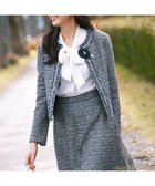 【組曲/KUMIKYOKU】の【KUMIKYOKU NAVY】ラメループモールツイード ジャケット 人気、トレンドファッション・服の通販 founy(ファニー) ファッション Fashion レディースファッション Fashion for Women アウター Coat / Outerwear Collection レディースジャケット・軽アウター Jackets ノーカラージャケット / シンプル上品コーデ Collarless Jackets コレクション Collection, Seasonal Line ジャケット Jacket, Outerwear スリット Slit, Slit Detail ツイード Twill, Twill Weave 定番 Standard, Basic Item フォルム Silhouette, Form フォーマル Formal, Dressy フリンジ Fringe, Tassel リボン Ribbon, Bow ループ Loop, Loop Knit A/W・秋冬 Autumn/Winter 2022年 2022 S/S・春夏 SS, Spring/Summer, Warm Season 2022-2023秋冬・A/W Autumn/Winter 2022–23 AW22–23 夏 Summer エレガント 上品 Elegant thumbnail ネイビー系1|ID: prp329100004613514 ipo3291000000033025262
