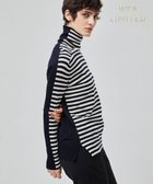 【ベイジ,/BEIGE,】の【洗える】LA MONNAIE / タートルネックニット Navy×Ecru|ID: prp329100004613522 ipo3291000000033684727