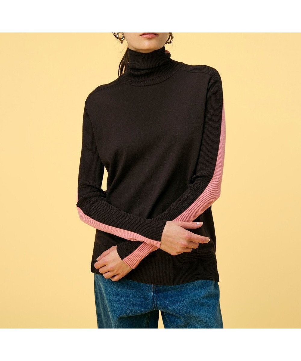 【ベイジ,/BEIGE,】の【洗える】LA MONNAIE / タートルネックニット インテリア・キッズ・メンズ・レディースファッション・服の通販 founy(ファニー) ファッション Fashion レディースファッション Fashion for Women トップス・カットソー Cut & Sew Tops ニット Knit Tops & Sweaters タートルネック・ハイネックトップス Turtlenecks & High-Neck Tops インナー Innerwear ウォッシャブル Machine Washable エレガント 上品 Elegant 洗える Machine Washable カーディガン Cardigan, Knitwear ショート Short, Short Length ショール Shawl, Wrap ジャケット Jacket, Outerwear スリット Slit, Slit Detail セーター Sweater, Knitwear タートルネック Turtleneck, High Neck ブロッキング Color Blocking, Panel Design A/W・秋冬 Autumn/Winter ビジネス 仕事 通勤 Business / Work / Commuting Bordeaux × Pink|ID: prp329100004613522 ipo3291000000034245683