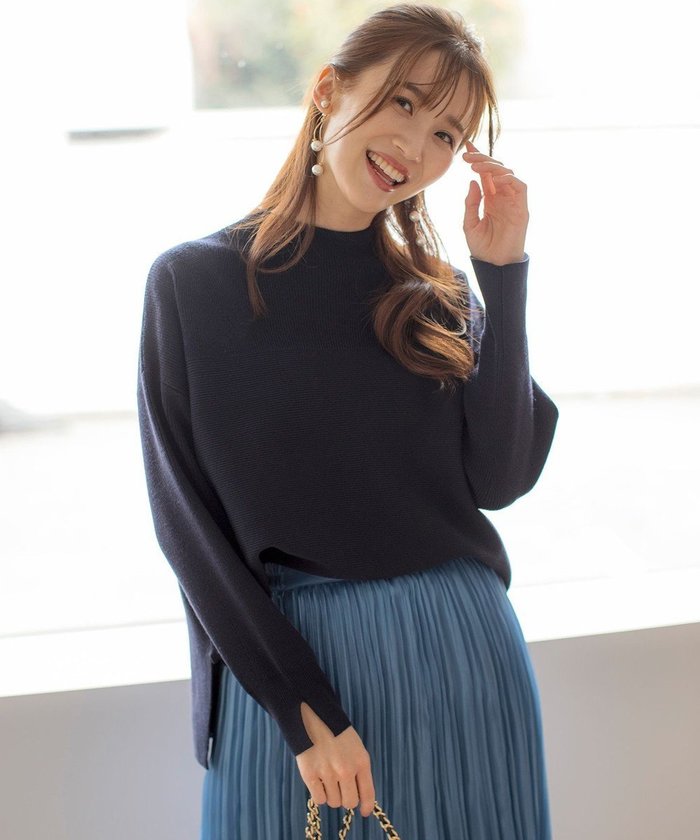 【エニィ スィス/any SiS】の【洗える】ウキウキ ニット インテリア・キッズ・メンズ・レディースファッション・服の通販 founy(ファニー) https://founy.com/ ファッション Fashion レディースファッション Fashion for Women トップス・カットソー Cut & Sew Tops ニット Knit Tops & Sweaters アクリル Acrylic Material ストレッチ Stretch, Stretchy Fabric スリット Slit, Slit Detail セーター Sweater, Knitwear エレガント 上品 Elegant 切替 Switching, Contrast Panel 新作・新入荷 New Arrivals / New In 春 Spring 洗える Machine Washable A/W・秋冬 Autumn/Winter |ID: prp329100004613532 ipo3291000000033713806