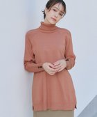 【ティアクラッセ/Tiaclasse】の【選べる2type】ボタンニットチュニック タートル:ピンク|ID: prp329100004613613 ipo3291000000033027780