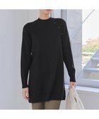 【ティアクラッセ/Tiaclasse】の【安田美沙子さん着用・選べる2type・新色追加】ボタンニットチュニック モックネック:ブラック|ID: prp329100004613613 ipo3291000000035571789
