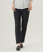 【ジェイ プレス/J.PRESS】の【洗える】チェルビックチェック テーパード パンツ ネイビーチェック系3|ID: prp329100004613706 ipo3291000000034745567