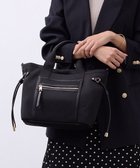 【トプカピ/TOPKAPI】の【TREASURE TOPKAPI】ネオプレン フロントポケット 2way ショルダー付き ミニトートバッグ ブラック|ID: prp329100004613744 ipo3291000000033030443