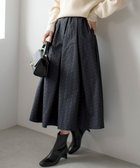 【エニィ スィス/any SiS】の【洗える】モノトーンドットジャカード スカート ブラック系|ID: prp329100004613859 ipo3291000000034296633