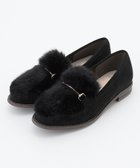 【エニィ スィス/any SiS】の【23.0cm~24.5cm】フェイクファーメタル モカシン ブラック|ID: prp329100004613912 ipo3291000000034298371