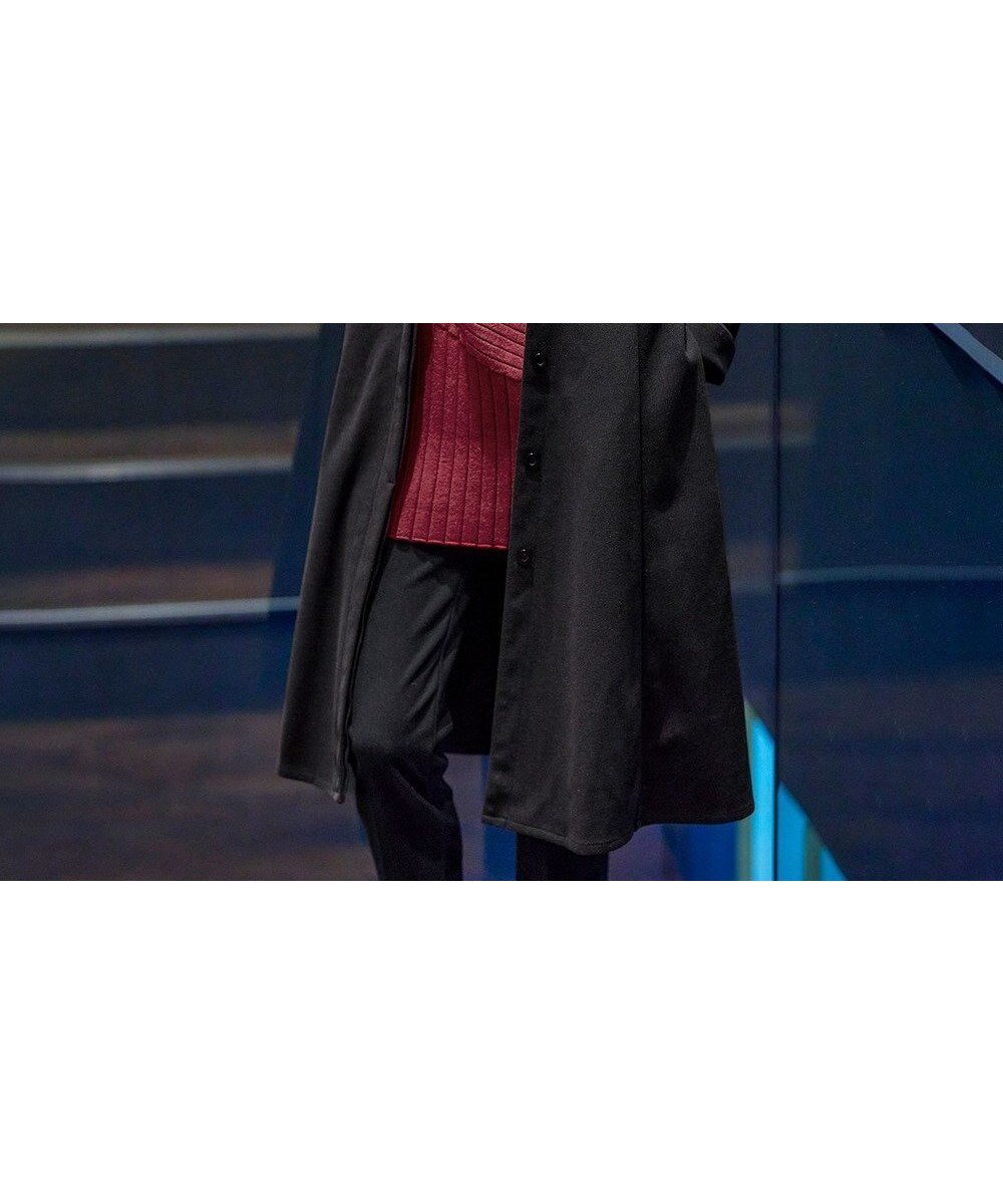 【ティアクラッセ/Tiaclasse】のウール調フレアフードコート インテリア・キッズ・メンズ・レディースファッション・服の通販 founy(ファニー) 　ファッション　Fashion　レディースファッション　Fashion for Women　アウター　Coat / Outerwear Collection　コート・ロングコート・ピーコート　Long Coats, Peacoats & More　レディースジャケット・軽アウター　Jackets　アクセサリー　Fashion Accessories　秋　Autumn　シューズ　Shoes, Footwear　ジャケット　Jacket, Outerwear　長袖　Long Sleeve, Full Sleeve　フレア　Flare, Flared　フロント　Front, Front Design　ポケット　Pocket, Pocket Detail　冬　Winter / This Winter　A/W・秋冬　Autumn/Winter　再入荷　Restock / Back in Stock　エレガント 上品　Elegant　新作・新入荷　New Arrivals / New In　ビジネス 仕事 通勤　Business / Work / Commuting　ブラック|ID: prp329100004613937 ipo3291000000035728658