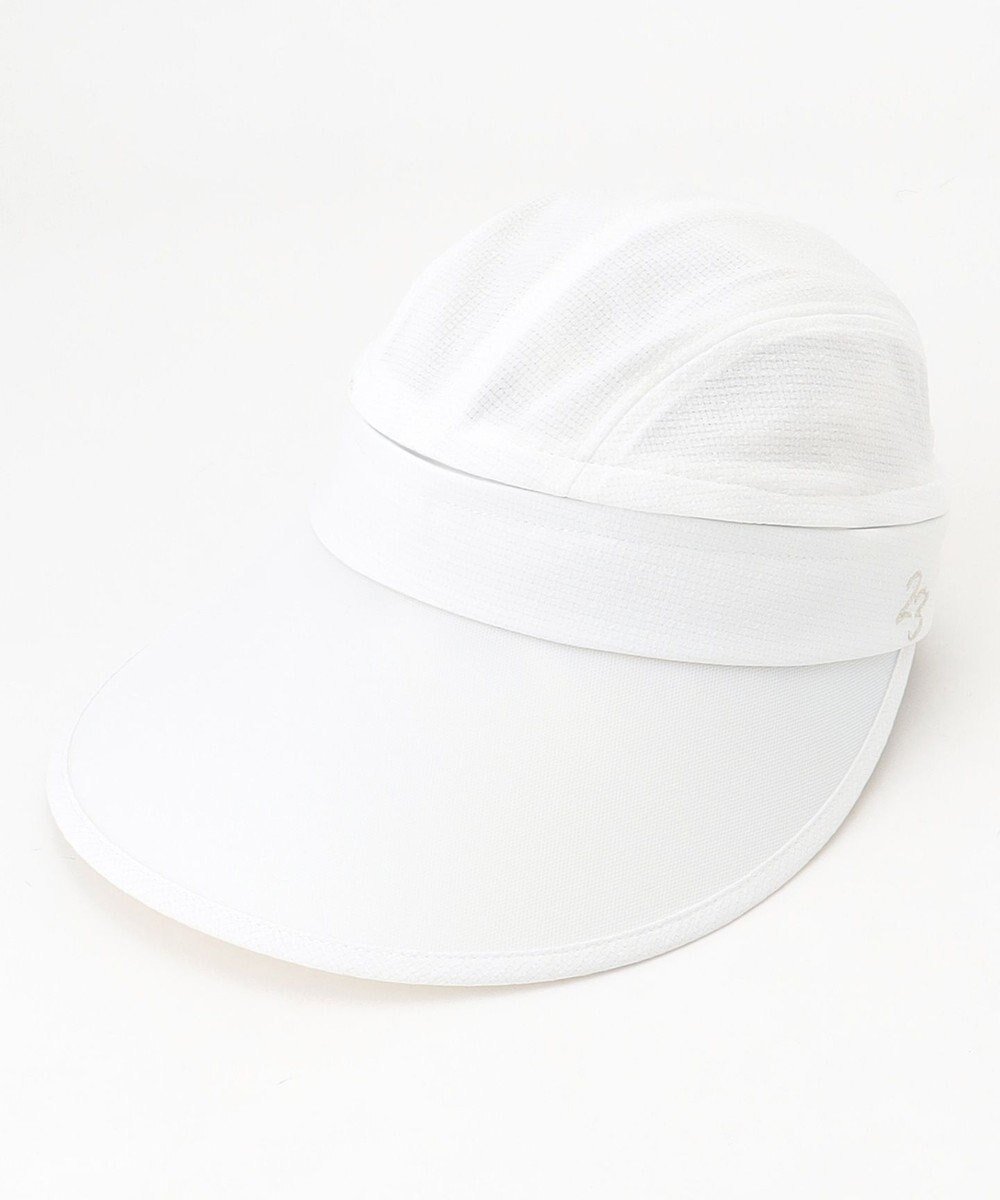 【23区 ゴルフ/NIJYUSANKU GOLF】の【WOMEN】【吸水速乾/UVケア】2WAY UVセルバイザー 人気、トレンドファッション・服の通販 founy(ファニー) ファッション Fashion レディースファッション Fashion for Women キャップ&ハット Hats & Caps ギンガム Gingham, Gingham Fabric サッカー Seersucker, Summer Fabric チェック Check, Plaid, Tartan ワンポイント One Point, Statement Accent 吸水 Absorbent, Quick-Dry 夏 Summer 帽子 Hat, Headwear 春 Spring S/S・春夏 SS, Spring/Summer, Warm Season 無地 Plain, Solid Color other-1|ID: prp329100004613942 ipo3291000000034269729