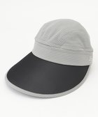 【23区 ゴルフ/NIJYUSANKU GOLF】の【WOMEN】【吸水速乾/UVケア】2WAY UVセルバイザー ライトグレー系|ID: prp329100004613942 ipo3291000000034269731