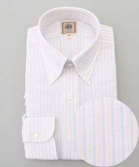 【ジェイ プレス/J.PRESS / MEN】の【WEB・一部店舗限定】コットンリネンマルチストライプ シャツ / B.D. 人気、トレンドファッション・服の通販 founy(ファニー) ファッション Fashion メンズファッション Fashion for Men トップス・カットソー Cut & Sew Tops メンズシャツ Shirts ドレス Dress, One-Piece ビジネス 仕事 通勤 Business / Work / Commuting リネン Linen, Linen Fabric 夏 Summer 春 Spring S/S・春夏 SS, Spring/Summer, Warm Season 軽量 Lightweight, Ultra Light |ID:prp329100004614136
