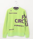 【ピーダブリュサーキュラス/PW CIRCULUS / MEN】の【MEN】【洗える/イージーケア】ロゴ カラーニット ライム|ID: prp329100004614137 ipo3291000000034295242