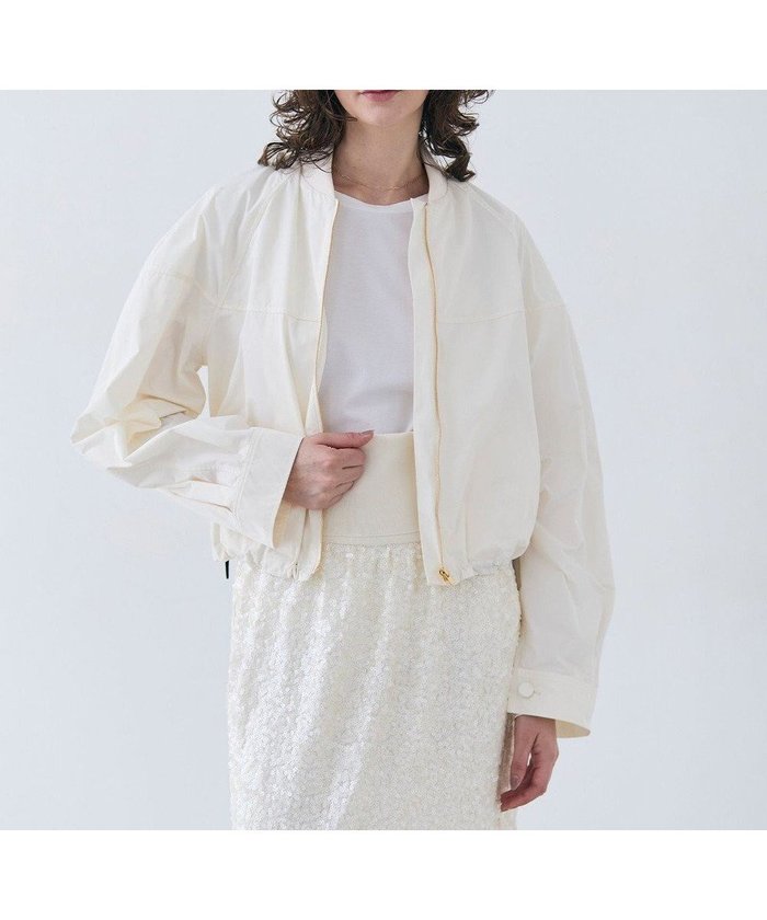 【ベイジ,/BEIGE,】の【洗える】LOTUS / ライトショートブルゾン インテリア・キッズ・メンズ・レディースファッション・服の通販 founy(ファニー) https://founy.com/ ファッション Fashion レディースファッション Fashion for Women アウター Coat / Outerwear Collection レディースジャケット・軽アウター Jackets ブルゾンジャケット・スポーティアウター Blouson Jackets 春 Spring 洗える Machine Washable 秋 Autumn ショート Short, Short Length シンプル Simple, Minimal ジャケット Jacket, Outerwear フォルム Silhouette, Form ブルゾン Blouson, Bomber Jacket ロング Long, Long-Length ワイド Wide, Wide Fit S/S・春夏 SS, Spring/Summer, Warm Season 夏 Summer エレガント 上品 Elegant |ID: prp329100004614142 ipo3291000000033641485