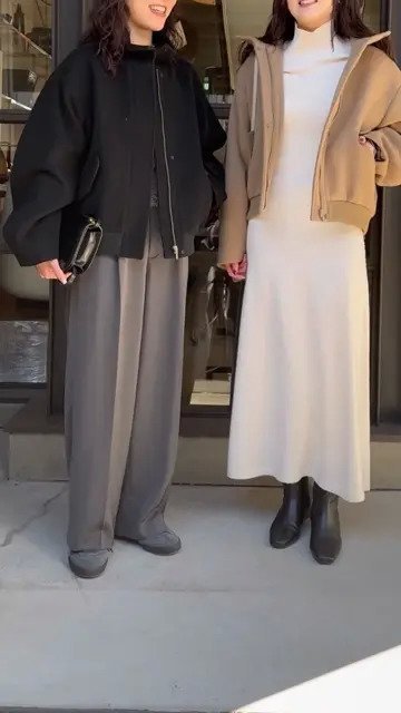 【アンクレイヴ/uncrave】のリバー スタンドカラー ブルゾン(uncrave STANDARD) インテリア・キッズ・メンズ・レディースファッション・服の通販 founy(ファニー) https://founy.com/ ファッション Fashion レディースファッション Fashion for Women アウター Coat / Outerwear Collection レディースジャケット・軽アウター Jackets ブルゾンジャケット・スポーティアウター Blouson Jackets ジャケット Jacket, Outerwear スタンド Stand Collar, Upright Stand フレア Flare, Flared ブルゾン Blouson, Bomber Jacket エレガント 上品 Elegant A/W・秋冬 Autumn/Winter 雑誌 Magazine, Fashion Magazine |ID: prp329100004614151 ipo3291000000033681021
