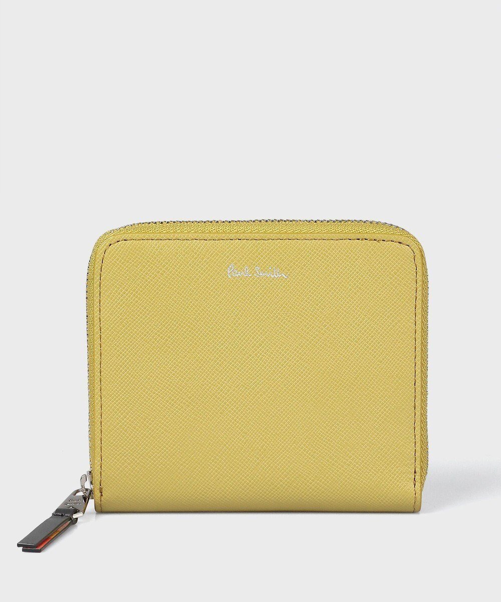 【ポール スミス/Paul Smith】のアーティストストライププラー ラウンドジップ2つ折り財布 インテリア・キッズ・メンズ・レディースファッション・服の通販 founy(ファニー) 　ファッション　Fashion　レディースファッション　Fashion for Women　ミニ財布・二つ折り財布　Wallets & Card Cases　イエロー　Yellow　オレンジ　Orange　コンビ　Combo, Combination Style　ストライプ　Stripe, Striped Pattern　財布　Wallet, Purse　テクスチャー　Texture, Textured Fabric　ポケット　Pocket, Pocket Detail　イエロー|ID: prp329100004614155 ipo3291000000033487574
