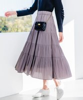 【組曲/KUMIKYOKU】のギャザーライトデシン ティアードスカート 人気、トレンドファッション・服の通販 founy(ファニー) ファッション Fashion レディースファッション Fashion for Women スカート Skirts ティアードスカート Tiered Skirts カットソー Cut and Sewn Top ギャザー Gathered, Ruffled コンパクト Compact, Small Size ティアード Tiered, Tiered Style ティアードスカート Tiered Skirt, Flounced Skirt ビンテージ Vintage, Retro Style 楽ちん Easy Fit, Comfortable A/W・秋冬 Autumn/Winter S/S・春夏 SS, Spring/Summer, Warm Season お家時間・ステイホーム Stay Home / At Home 夏 Summer 旅行 Travel ビジネス 仕事 通勤 Business / Work / Commuting |ID:prp329100004614159