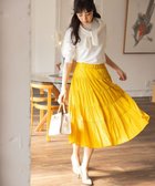 【組曲/KUMIKYOKU】のギャザーライトデシン ティアードスカート 人気、トレンドファッション・服の通販 founy(ファニー) ファッション Fashion レディースファッション Fashion for Women スカート Skirts ティアードスカート Tiered Skirts カットソー Cut and Sewn Top ギャザー Gathered, Ruffled コンパクト Compact, Small Size ティアード Tiered, Tiered Style ティアードスカート Tiered Skirt, Flounced Skirt ビンテージ Vintage, Retro Style 楽ちん Easy Fit, Comfortable A/W・秋冬 Autumn/Winter S/S・春夏 SS, Spring/Summer, Warm Season お家時間・ステイホーム Stay Home / At Home 夏 Summer 旅行 Travel ビジネス 仕事 通勤 Business / Work / Commuting thumbnail イエロー系|ID: prp329100004614159 ipo3291000000033132543