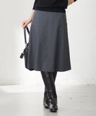 【ジェイ プレス/J.PRESS】の【洗える】LANATEC シャークスキン ヘリンボーン スカート グレー系|ID: prp329100004614167 ipo3291000000033036698