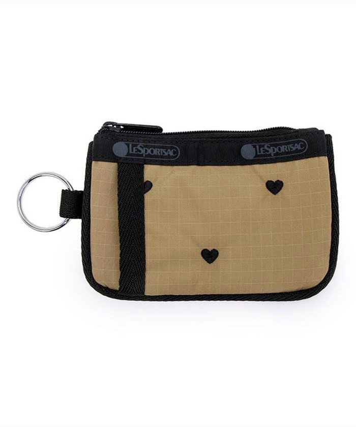 【レスポートサック/LeSportsac】のKEY CARD HOLDER/モカブラックハートエンブロイダリー インテリア・キッズ・メンズ・レディースファッション・服の通販 founy(ファニー) https://founy.com/ ファッション Fashion レディースファッション Fashion for Women ミニ財布・二つ折り財布 Wallets & Card Cases コイン Coin, Coin Design ポケット Pocket, Pocket Detail 財布 Wallet, Purse |ID: prp329100004614169 ipo3291000000033036781