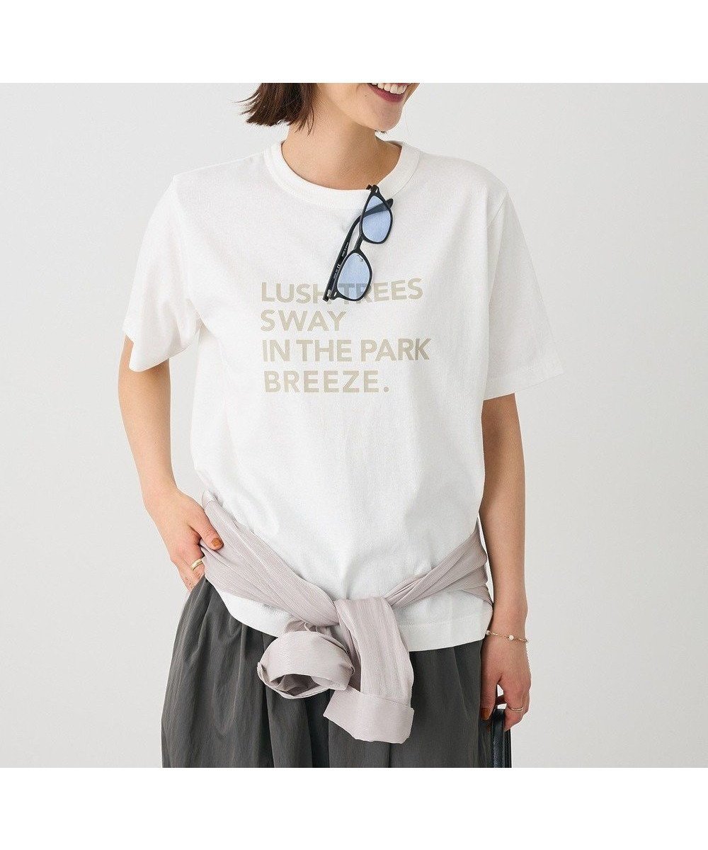 【クラフトスタンダードブティック/CRAFT STANDARD BOUTIQUE】のロゴプリントTee インテリア・キッズ・メンズ・レディースファッション・服の通販 founy(ファニー) 　ファッション　Fashion　レディースファッション　Fashion for Women　トップス・カットソー　Cut & Sew Tops　シャツ・ブラウス・オフィスカジュアル　Elegant Blouses & Button-Ups　ロングTシャツ・Tシャツ　Longline T-Shirts & Tees　カットソー・ベーシックTシャツ　Cut-and-Sewn Tops / Stretch Tees & Basics　インナー　Innerwear　カットソー　Cut and Sewn Top　カーゴパンツ　Cargo Pants, Utility Pants　シンプル　Simple, Minimal　ジャケット　Jacket, Outerwear　バランス　Balance, Style Balance　プリント　Print, Printed Pattern　ベーシック　Basic, Essential　ポケット　Pocket, Pocket Detail　マーメイド　Mermaid, Fishtail Silhouette　リラックス　Relax, Relaxed Fit　ロング　Long, Long-Length　A/W・秋冬　Autumn/Winter　夏　Summer　D|ID: prp329100004614172 ipo3291000000033433404