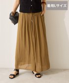 【アメリカンホリック/AMERICAN HOLIC】の【選べる丈】接触冷感シフォンスカーチョ Camel|ID: prp329100004614198 ipo3291000000033456988