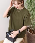 【アメリカンホリック/AMERICAN HOLIC】のワッフル半袖プルオーバー Khaki|ID: prp329100004614199 ipo3291000000033037422