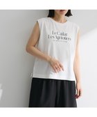 【グリーンパークス/Green Parks】のノースリーブフェミニンロゴプルオーバー Off White|ID: prp329100004614235 ipo3291000000033037633