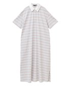 【グリーンパークス/Green Parks】の・SUGAR SPOON ボーダーポロワンピース Light Gray|ID: prp329100004614236 ipo3291000000033037648