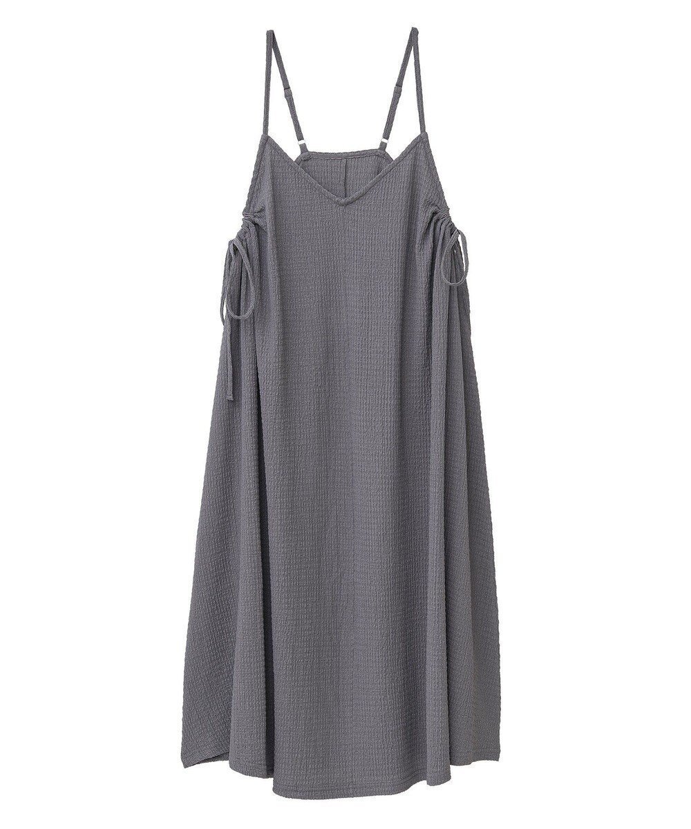 【グリーンパークス/Green Parks】の表面感脇リボンキャミワンピース 人気、トレンドファッション・服の通販 founy(ファニー) 　ファッション　Fashion　レディースファッション　Fashion for Women　ワンピース　Dresses　キャミソールワンピース　Camisole Dresses　おすすめ　Recommended / Our Picks　インナー　Innerwear　フィット　Fit, Slim Fit　ポケット　Pocket, Pocket Detail　リボン　Ribbon, Bow　ロング　Long, Long-Length　A/W・秋冬　Autumn/Winter　 other-1|ID: prp329100004614240 ipo3291000000033037693