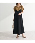 【グリーンパークス/Green Parks】の表面感脇リボンキャミワンピース Black|ID: prp329100004614240 ipo3291000000033037699