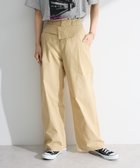 【グリーンパークス/Green Parks】の・ELENCARE DUE ダブルウエストパンツ Beige|ID: prp329100004614252 ipo3291000000033037775