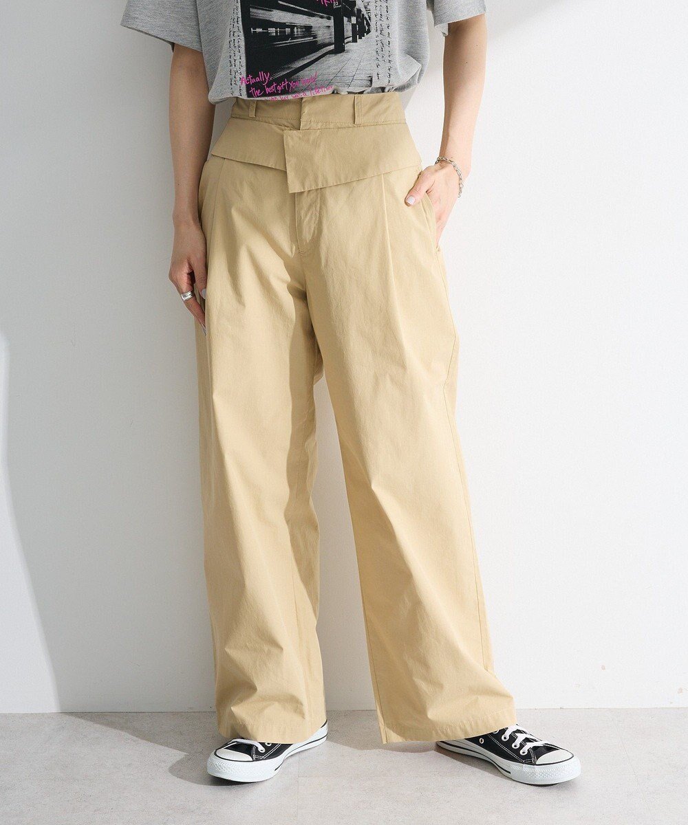 【グリーンパークス/Green Parks】の・ELENCARE DUE ダブルウエストパンツ インテリア・キッズ・メンズ・レディースファッション・服の通販 founy(ファニー) ファッション Fashion レディースファッション Fashion for Women パンツ Pants & Trousers おすすめ Recommended / Our Picks ダブル Double, Double-Breasted ポケット Pocket, Pocket Detail ワイド Wide, Wide Fit A/W・秋冬 Autumn/Winter Beige|ID: prp329100004614252 ipo3291000000033037775