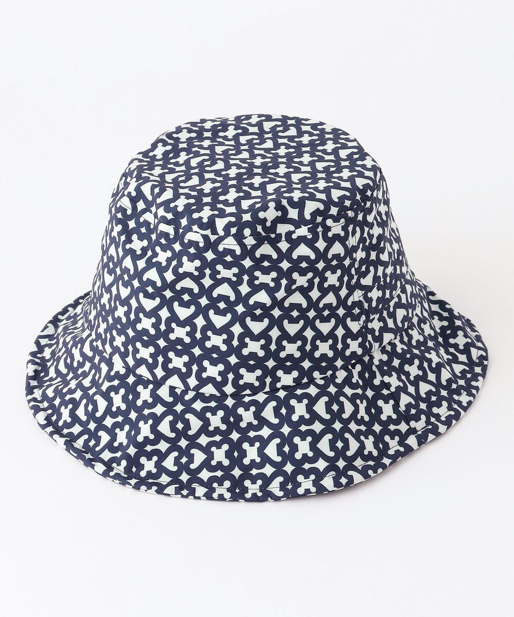 【23区 ゴルフ/NIJYUSANKU GOLF】の【UNISEX】モノグラムレインハット 2WAYストレッチ 透湿防水 防風 撥水 インテリア・キッズ・メンズ・レディースファッション・服の通販 founy(ファニー) 　ファッション　Fashion　レディースファッション　Fashion for Women　キャップ&ハット　Hats & Caps　軽量　Lightweight, Ultra Light　スタイリッシュ　Stylish, Fashionable　ストレッチ　Stretch, Stretchy Fabric　スピンドル　Spindle, Drawcord　プリント　Print, Printed Pattern　帽子　Hat, Headwear　ユニセックス　Unisex, Genderless　ワイヤー　Wire, Wired Bra　新作・新入荷　New Arrivals / New In　ゴルフ　Golf　ネイビー系5|ID: prp329100004614256 ipo3291000000033037813