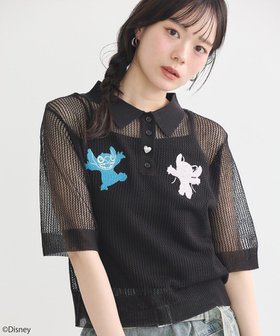 【アースミュージックアンドエコロジー/earth music&ecology】のスティッチ/刺繍ハートボタンニットポロシャツ 人気、トレンドファッション・服の通販 founy(ファニー) ファッション Fashion レディースファッション Fashion for Women トップス・カットソー Cut & Sew Tops ニット Knit Tops & Sweaters シャツ・ブラウス・オフィスカジュアル Elegant Blouses & Button-Ups ポロシャツ・きれいめカジュアル Smart-Casual Polo Tops おすすめ Recommended / Our Picks キャラクター Character, Licensed Characters コンパクト Compact, Small Size ポロシャツ Polo Shirt, Collared Tee メッシュ Mesh, Net Fabric 人気 Popular, Best Seller A/W・秋冬 Autumn/Winter |ID:prp329100004614260