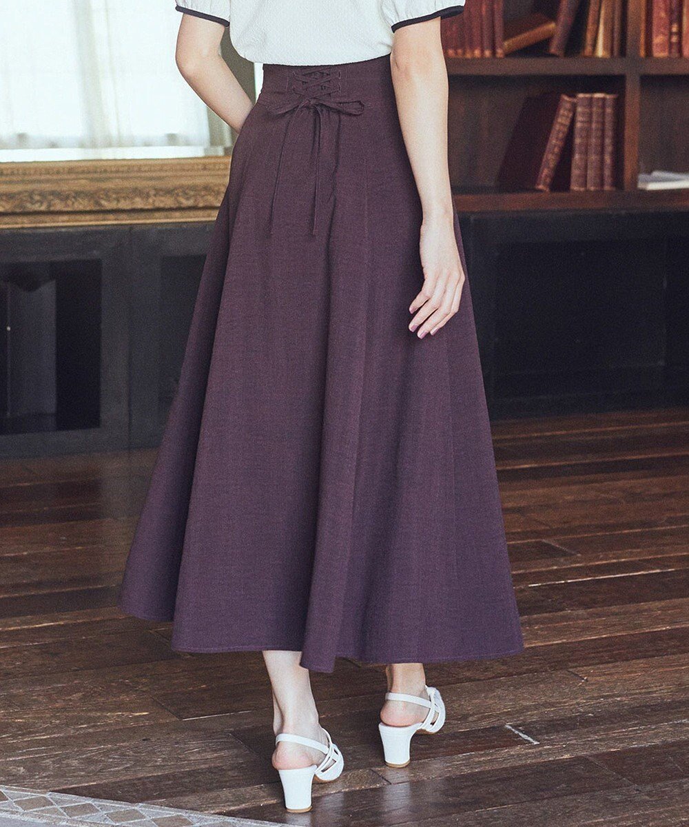 【アースミュージックアンドエコロジー/earth music&ecology】のバックレースアップスカート 人気、トレンドファッション・服の通販 founy(ファニー) ファッション Fashion レディースファッション Fashion for Women スカート Skirts おすすめ Recommended / Our Picks フレア Flare, Flared ポケット Pocket, Pocket Detail 夏 Summer 春 Spring S/S・春夏 SS, Spring/Summer, Warm Season other-1|ID: prp329100004614266 ipo3291000000033492106
