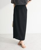 【グリーンパークス/Green Parks】の楽ちん涼やかドライタッチイージースカート Black|ID: prp329100004614269 ipo3291000000033037897