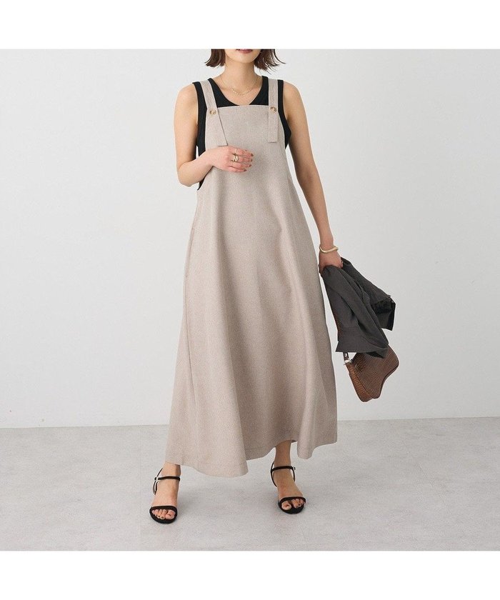 【クラフトスタンダードブティック/CRAFT STANDARD BOUTIQUE】のリネンライクフレアジャンパースカート インテリア・キッズ・メンズ・レディースファッション・服の通販 founy(ファニー) https://founy.com/ ファッション Fashion レディースファッション Fashion for Women スカート Skirts インナー Innerwear 洗える Machine Washable サンダル Sandals, Summer Shoes ノースリーブ Sleeveless, No-Sleeve バランス Balance, Style Balance フレア Flare, Flared ポケット Pocket, Pocket Detail リネン Linen, Linen Fabric リラックス Relax, Relaxed Fit A/W・秋冬 Autumn/Winter おすすめ Recommended / Our Picks |ID: prp329100004614276 ipo3291000000033420119