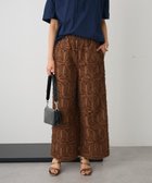 【クラフトスタンダードブティック/CRAFT STANDARD BOUTIQUE】のカットジャガードパンツ Brown|ID: prp329100004614284 ipo3291000000033038018