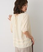 【クラフトスタンダードブティック/CRAFT STANDARD BOUTIQUE】のバックレースアップバルーンスリーブブラウス Ivory|ID: prp329100004614287 ipo3291000000033038044